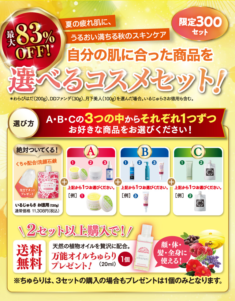 選べるコスメセット