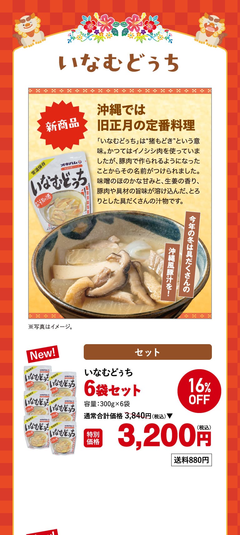 いなむどぅち6袋セット