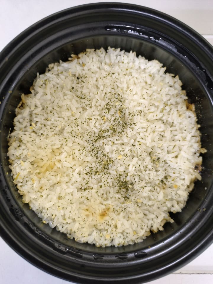 モリンガの出がらしで炊いたご飯